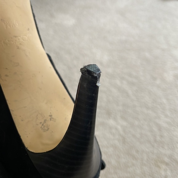 JOE’S 3 1/2 inch black suede heels - Picture 6 of 11